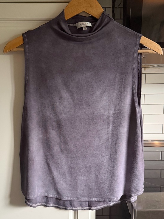 Babaton Tops - Babaton Aritzia Mock Neck Sleeveless Top Purple Grey Size Small